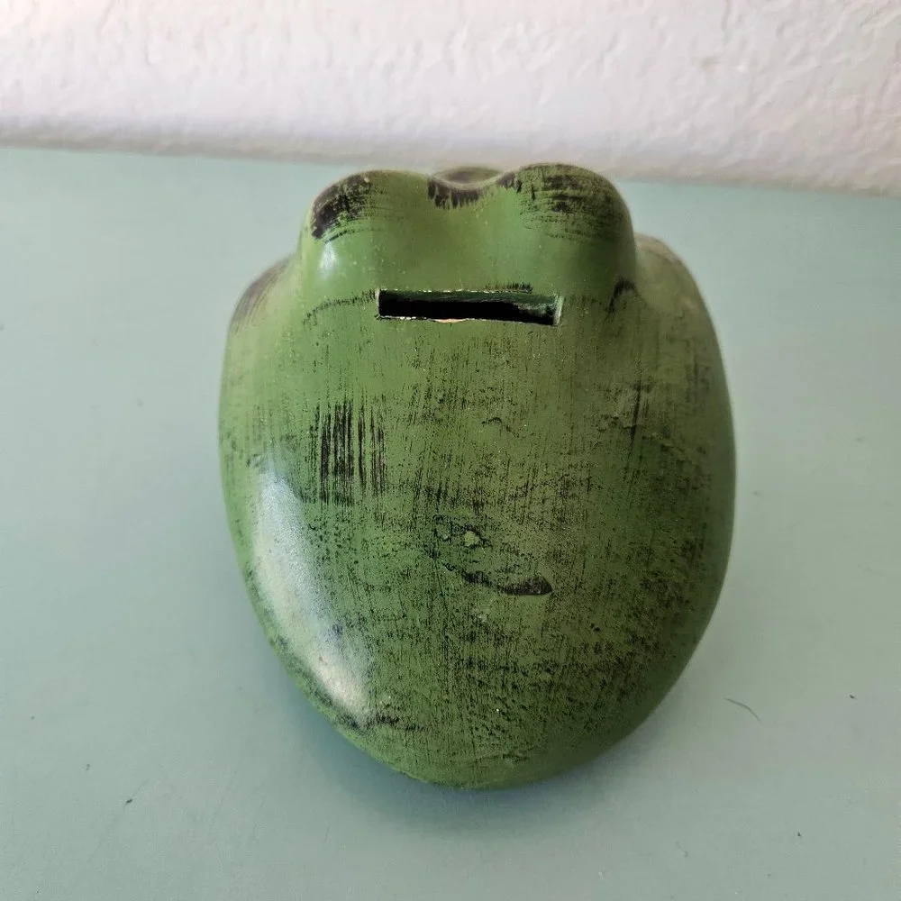 Vintage 60s 70s Paul Marshall Frog Froggy Piggy Coin Bank Groovy Mod Cute Japan - Picture 6 of 8